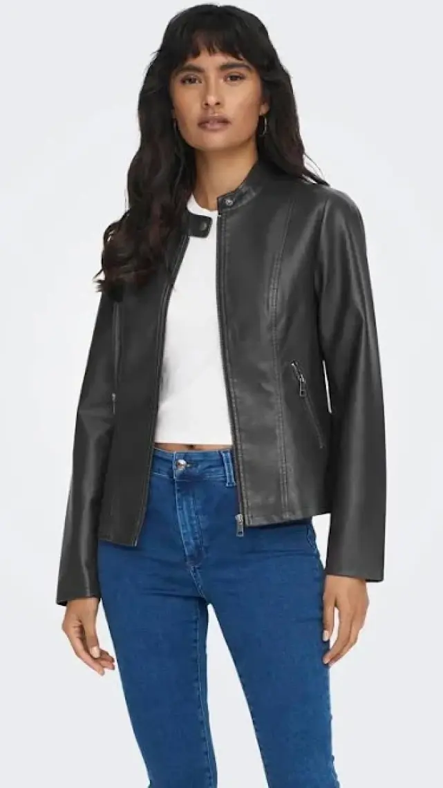 Only Onlnewmelısa Faux Leather Jacket cc Otw