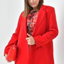 Saade Kırmızı Kuşaklı Ceket