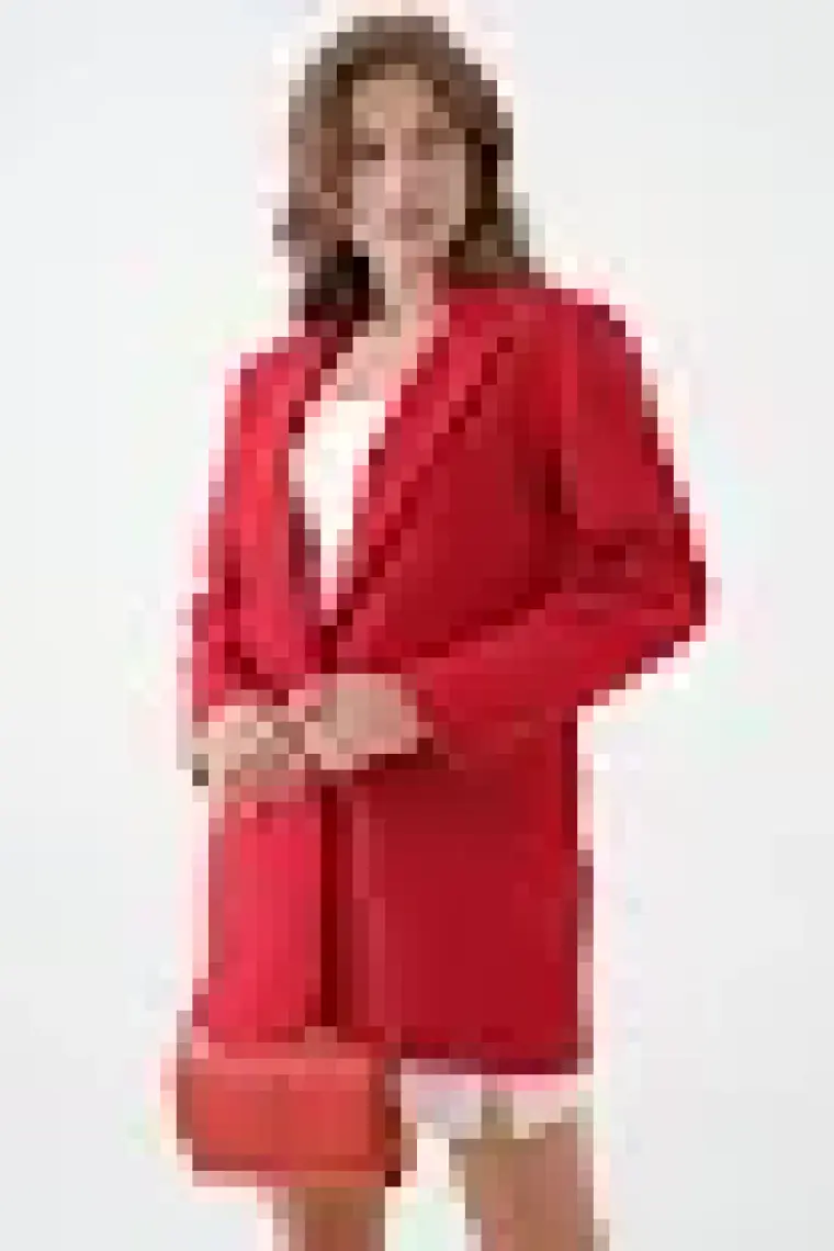Kırmızı Blazer Ceket
