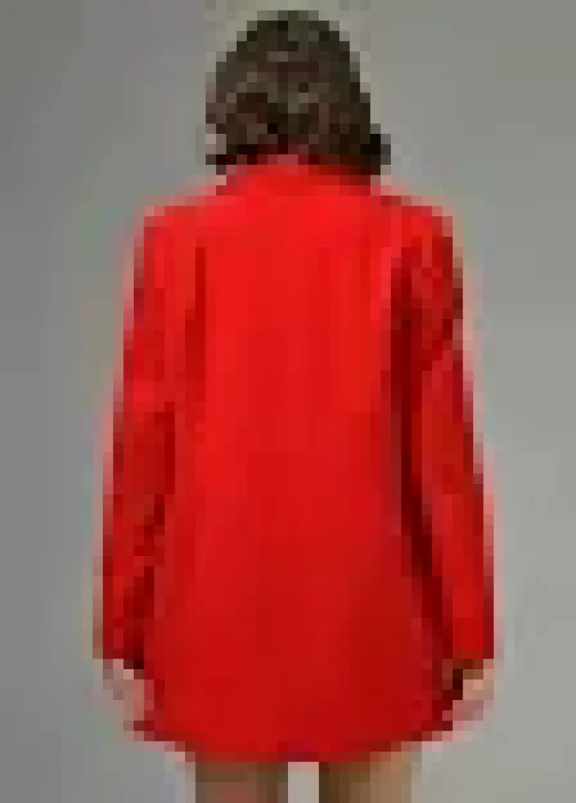 Kırmızı Blazer Ceket