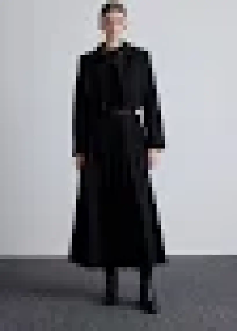 Manuka Klasik Kesim Crop Blazer Ceket Siyah