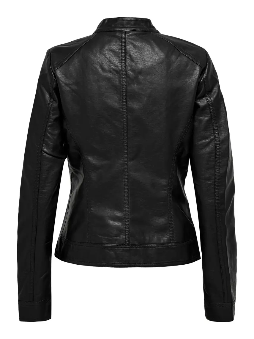 Only Kadın Ceket Onlbandit Faux Leather Biker Otw Noos