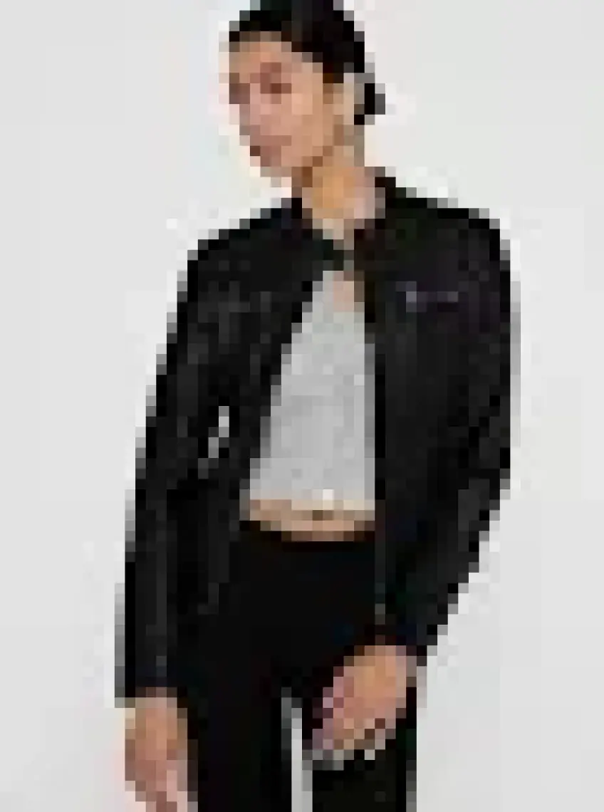 Only Kadın Ceket Onlbandit Faux Leather Biker Otw Noos