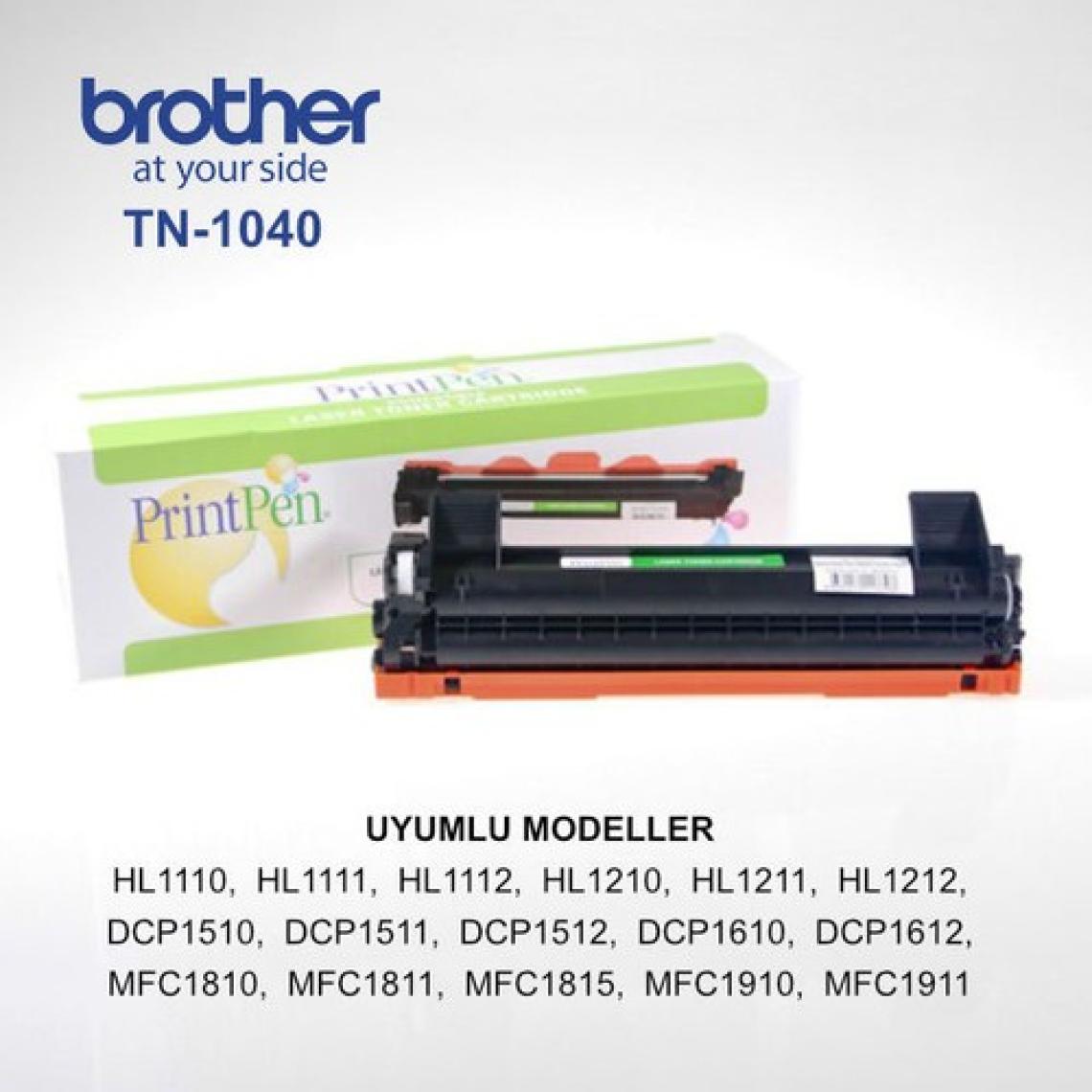 Printpen Brother DCP 1511, TN 1040 Siyah Muadil Toner Kartuşu