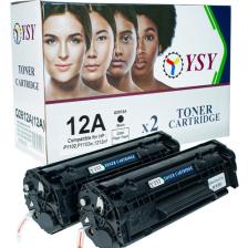 Ysy Hp Q2612A 12A -  2K(2000) Sayfa Verimli Hp Laserjet  1020 1010 1012 1018 1022  3015 3030 3050 3055 3020 1022N 3052 M1005 M1319F Mfp Muadil Toner Kartuş (1 Kutuda 2 Toner)