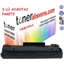 Paintter Hp Ce 285A 3Lü Paket Muadil Toner P1100, P1102W, M1132, M1212, M1217