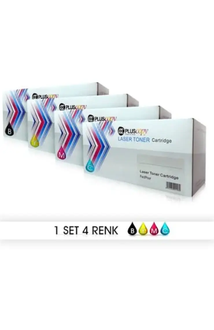 Pluscopy 4 Adet Samsung Clt K406 Clp 365/3305 Uyumlu Muadil Toner (1500 Sayfa) - C460W C460FW C410W CLX3305W CLX3305FW CLX3305