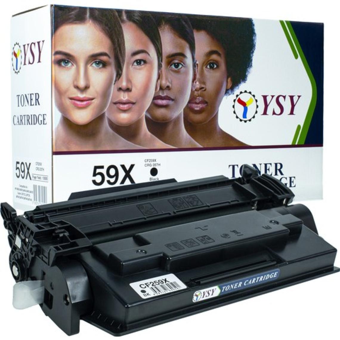 Ysy Hp 59X CF259X & Canon CRG-057H Chipsiz 10000(10K) Sayfa Verimli Muadil Toner
