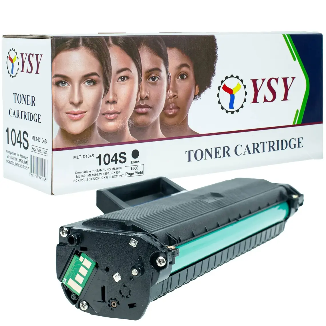Ysy Samsung MLT-D104S ML1660 ML1665 ML1670 ML1675 1500(1.5K) Sayfa Verimli Muadil Toner
