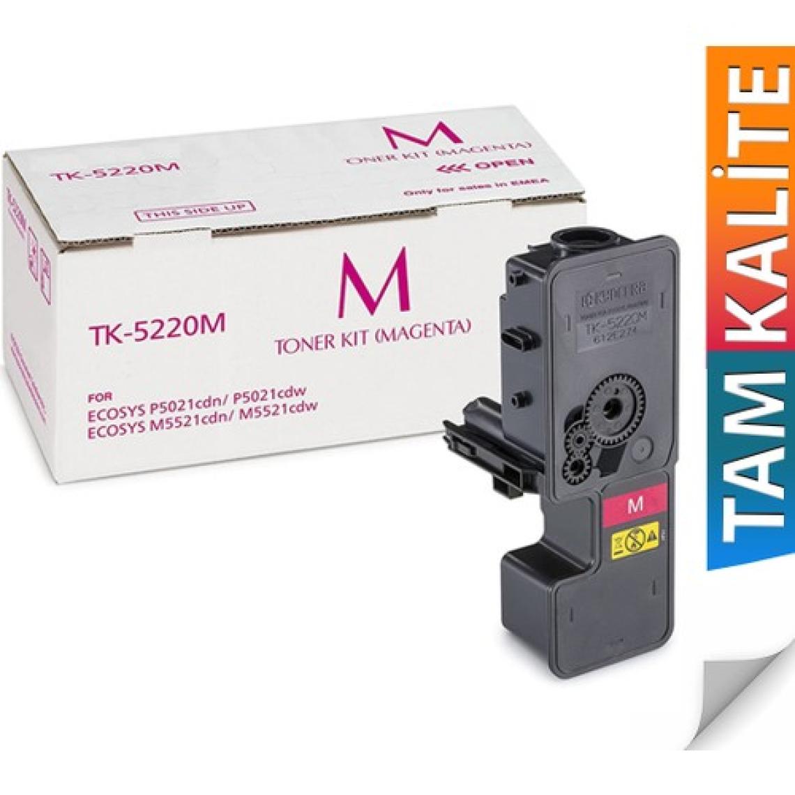 PlusPrint TK-5220 Kyocera Ecosys P5021CDW Uyumlu Muadil Toner Kırmızı