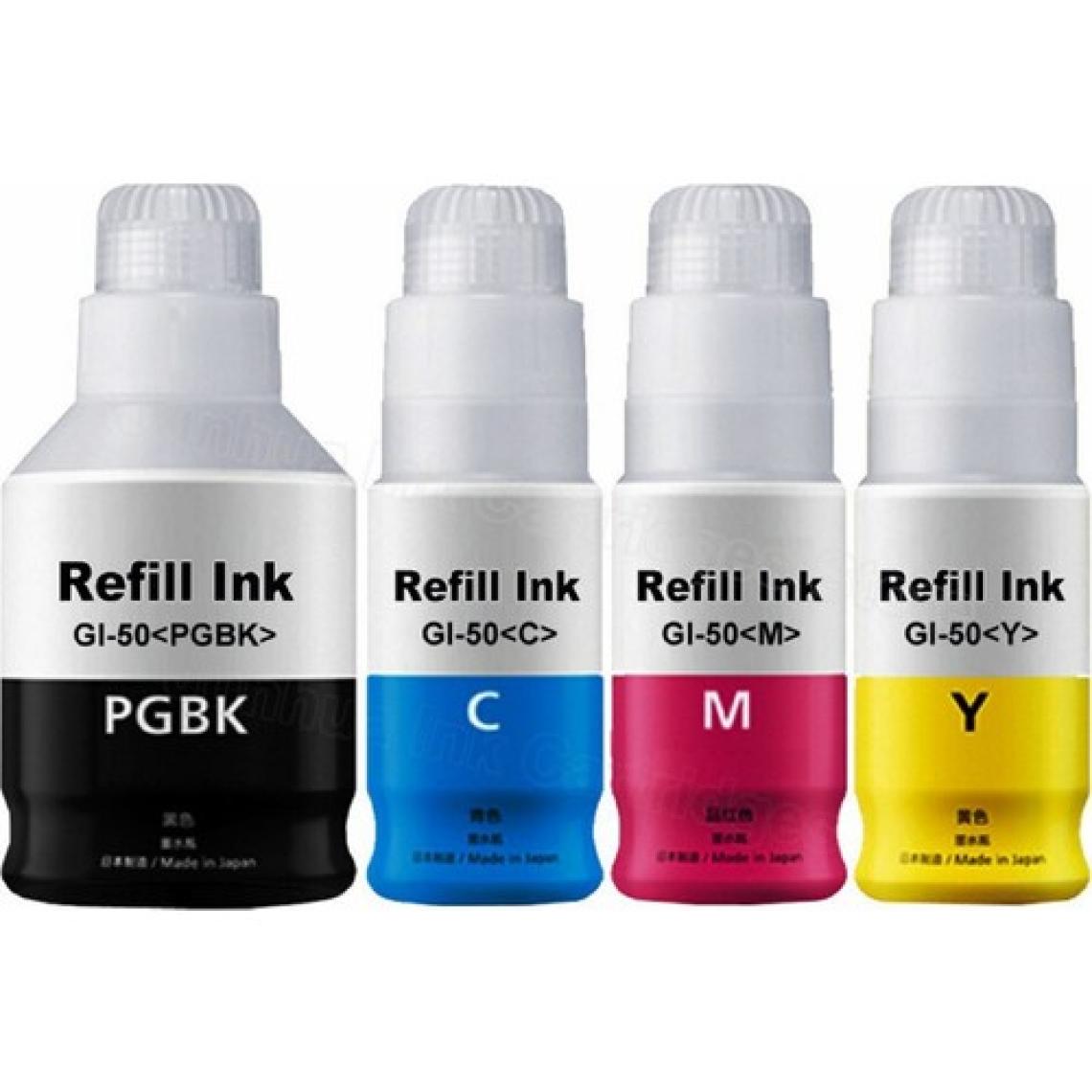 Photo Print Canon Pixma G2420 (Yeni Seri) 4 Renk Mürekkep Seti - Renkli