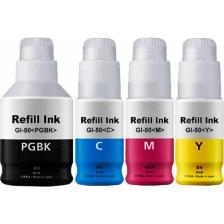 Photo Print Canon Pixma G2420 (Yeni Seri) 4 Renk Mürekkep Seti - Renkli