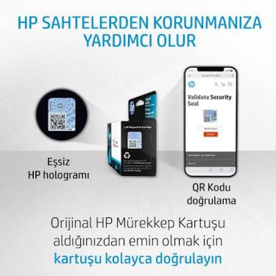 HP 652 Renkli Mürekkep Kartuşu F6V24AE