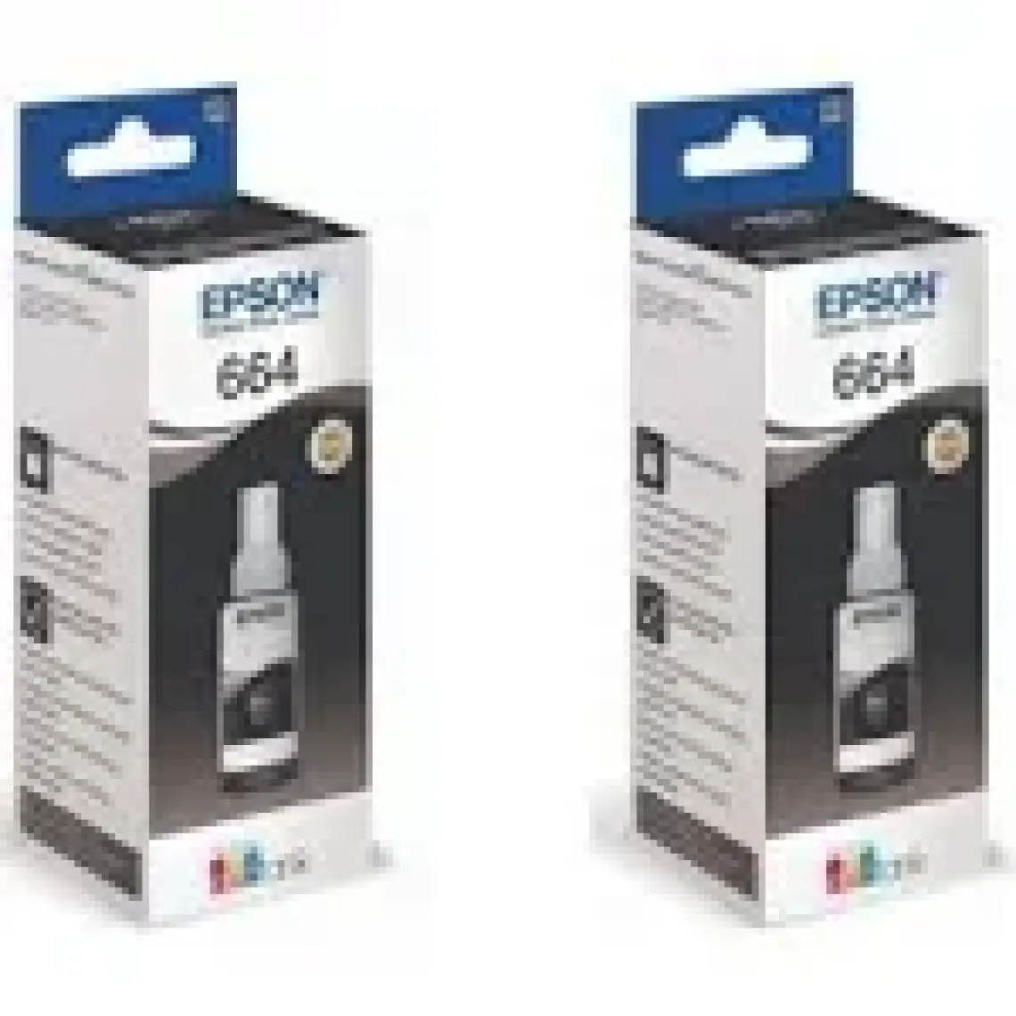 Epson T664 L120 2'li Siyah Orjinal Mürekkep Kartuşu 70ML.*2  RDV156