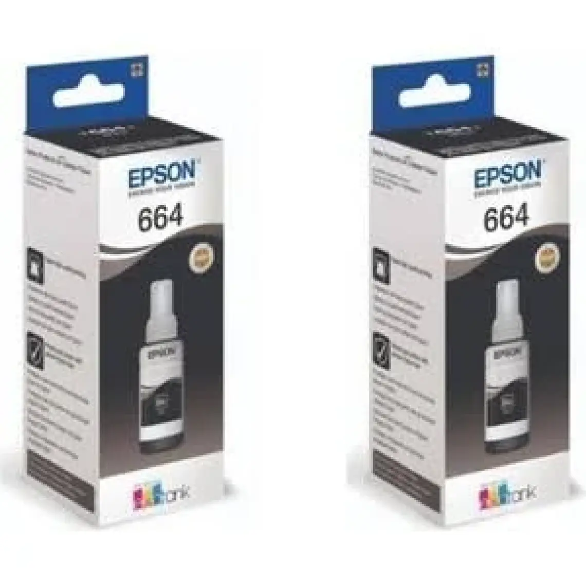 Epson T664 L120 2'li Siyah Orjinal Mürekkep Kartuşu 70ML.*2  RDV156
