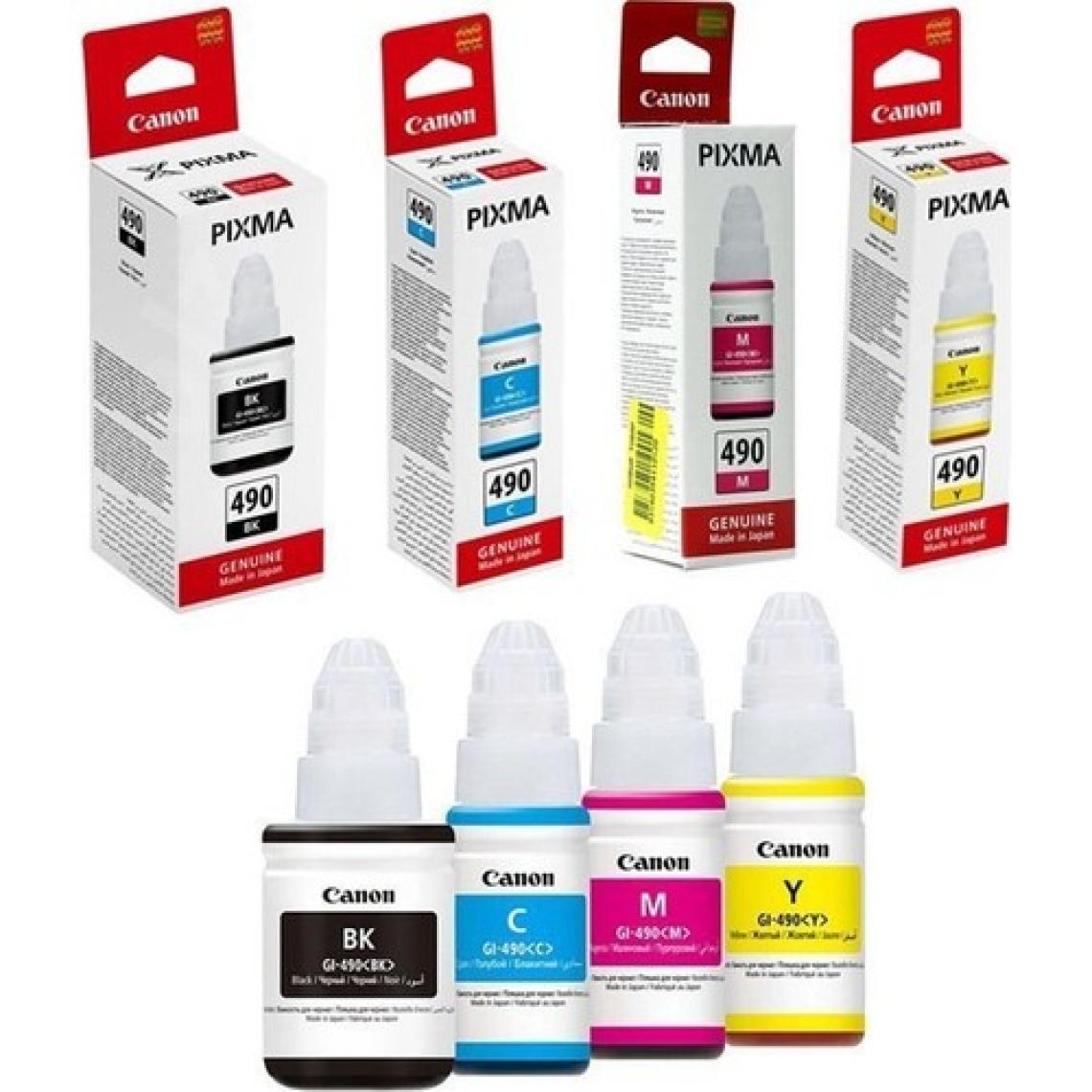 Canon GI-490 Mürekkep Kartuşu 4 Renk