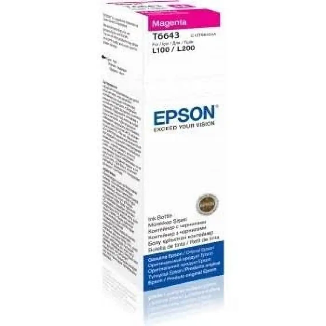 Epson T6643 L100/L200 70ml Kırmızı Mürekkep