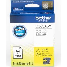 Brother LC535XLY Sarı Mürekkep Kartuş (1300 Sayfa)