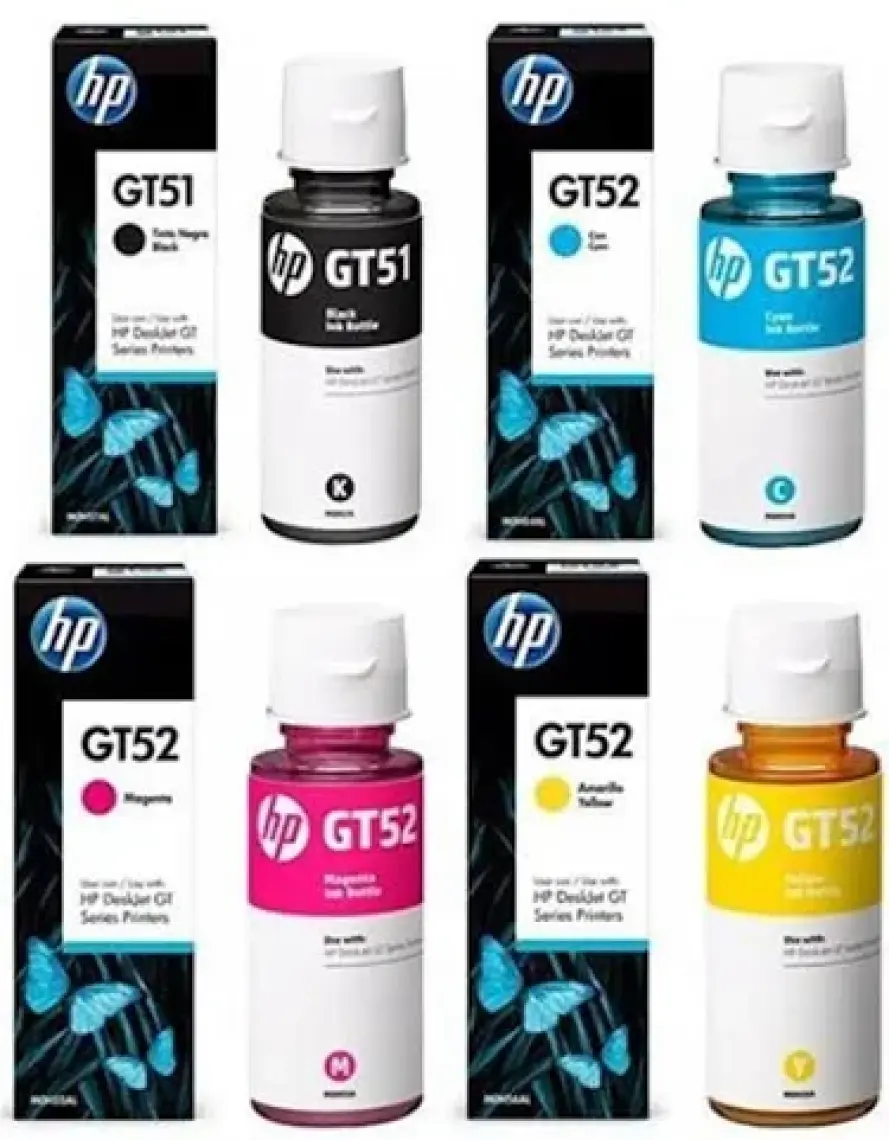 Hp GT51XL - 52  GT5820/ GT5810/ 415/ 315/  Smart tank 500-515-530 4 Renk Mürekkep Set