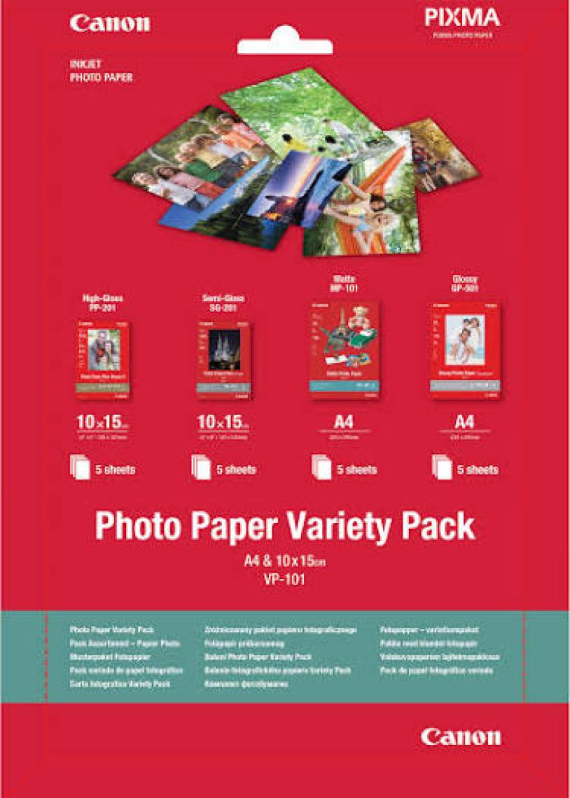 Canon Vp-101 A4 + 10x15 Paket Fotoğraf Kağıdı