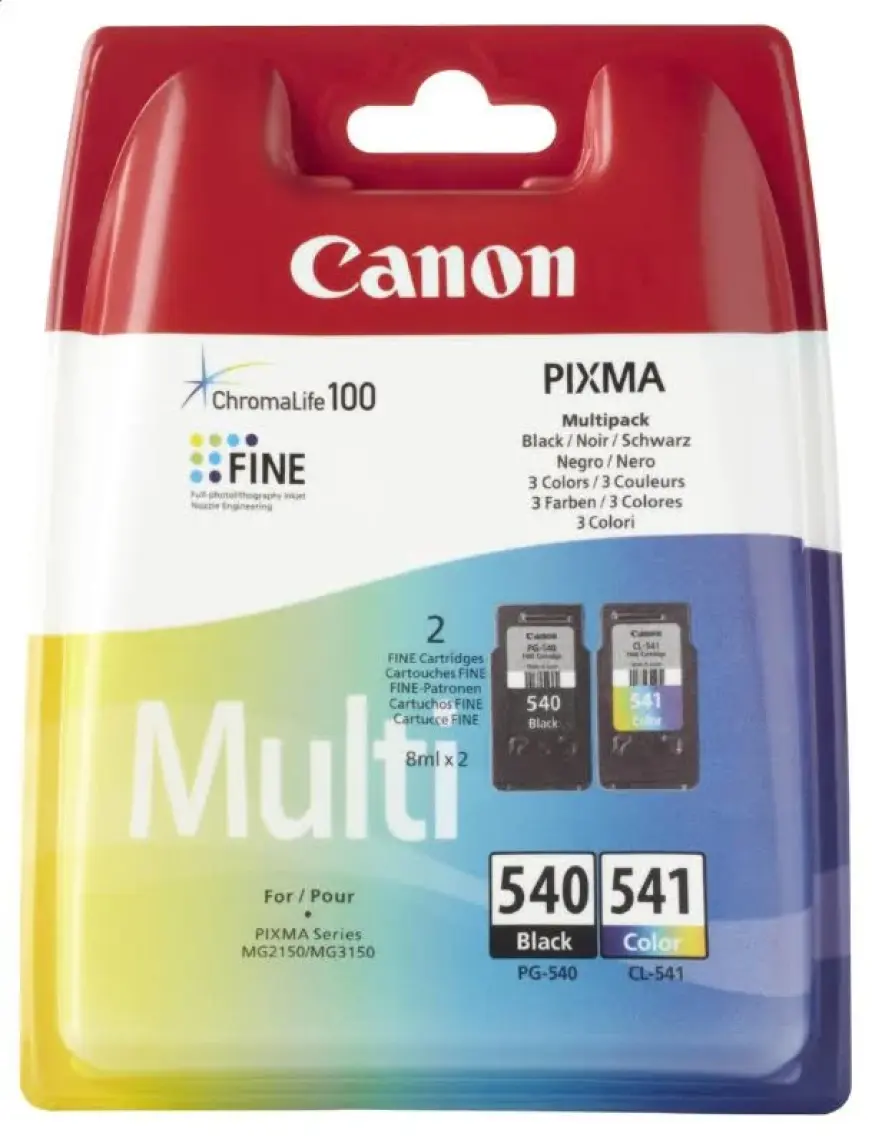 Canon PG-540/CL-541 Multi-Pack Orijinal 2'li Mürekkep Kartuşu Seti