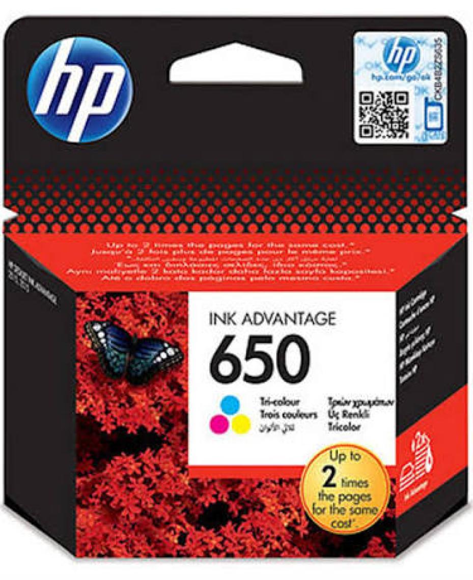 HP 650 Color Renkli Kartuş CZ102AE