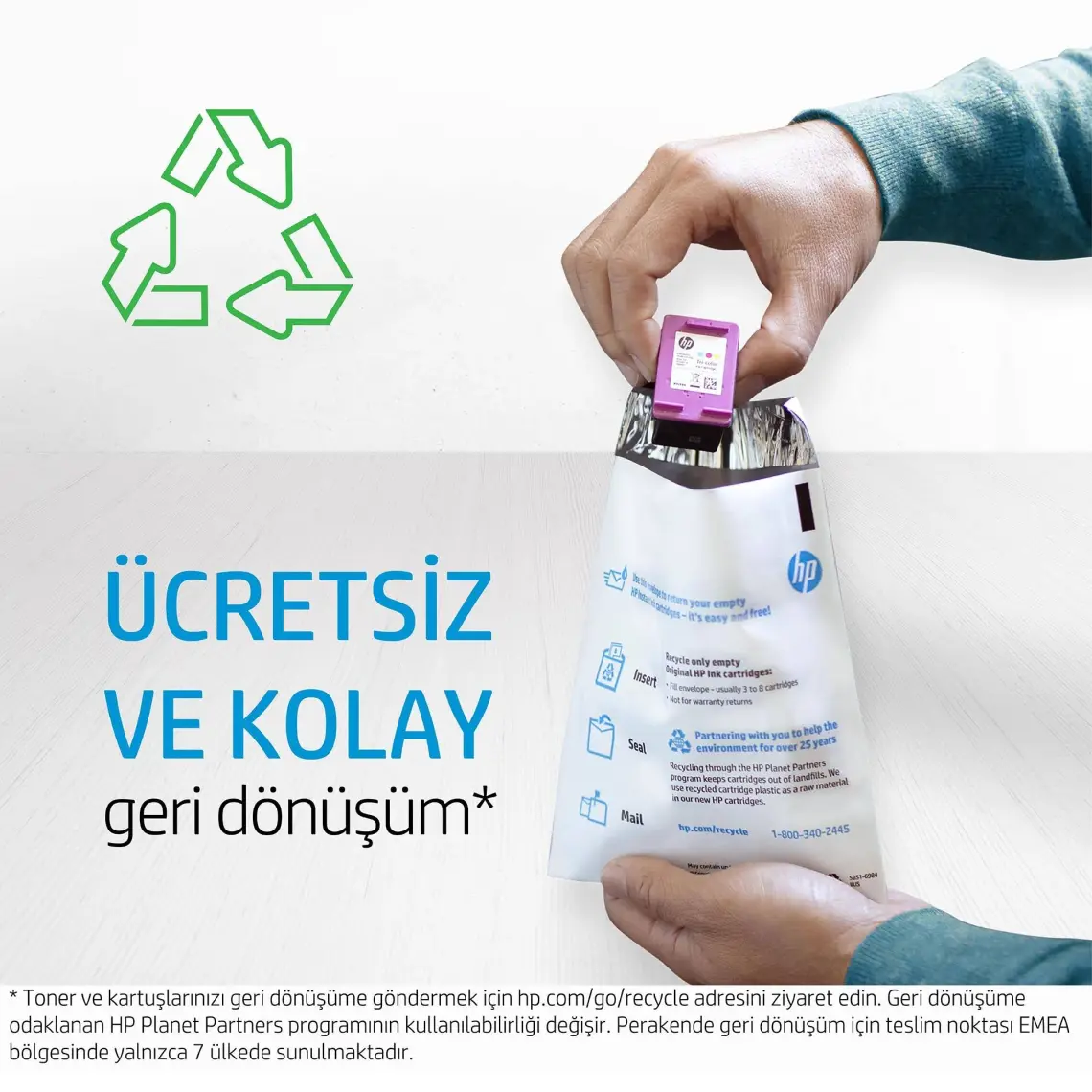 HP 652 Siyah Mürekkep Kartuşu F6V25AE