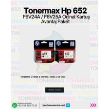 HP 652 F6V24A / F6V25A Orjinal Siyah ve Renkli Avantaj Paket Kartuş / HP Deskjet Ink Advantage 3835