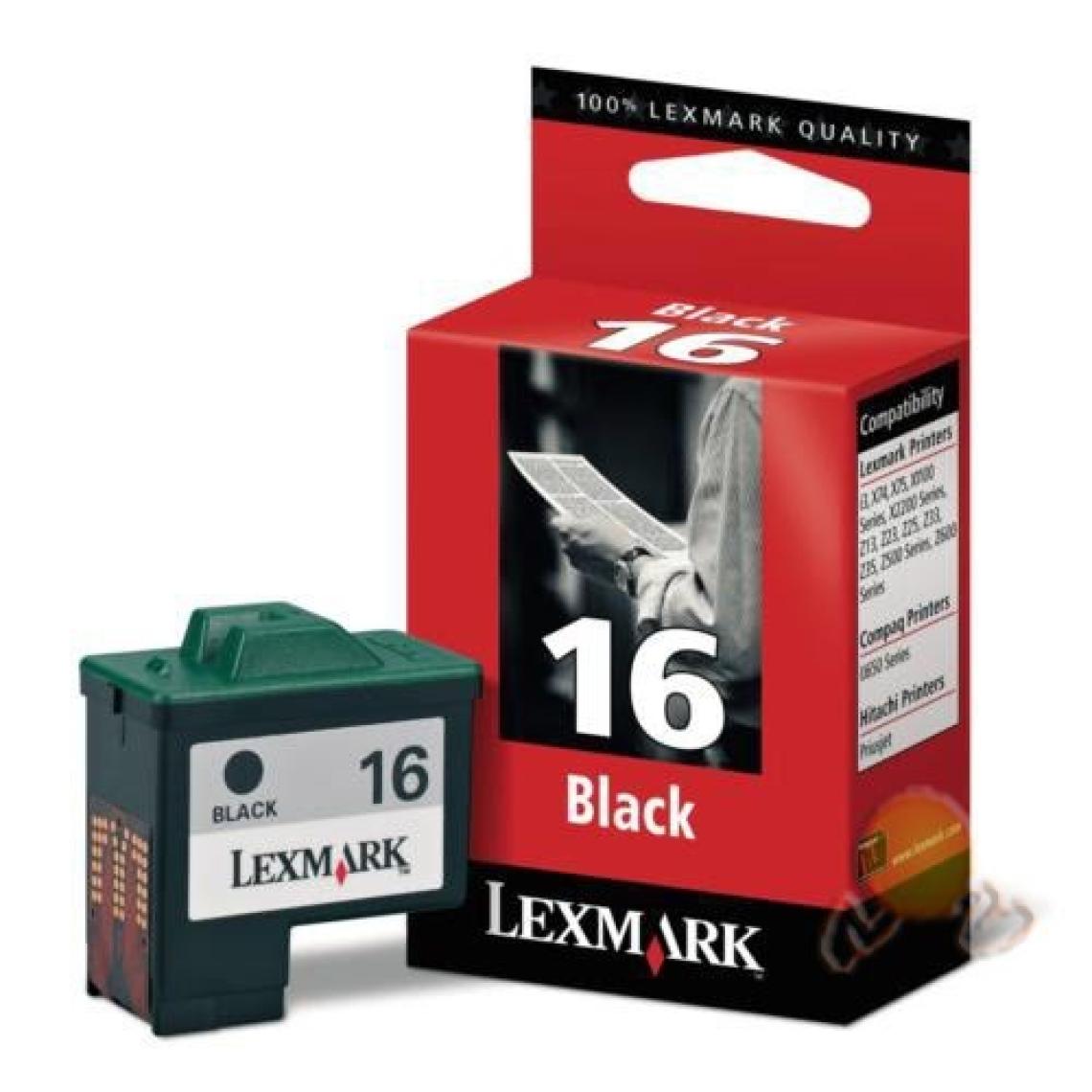 Lexmark 16 Siyah Kartuş 010N0016E