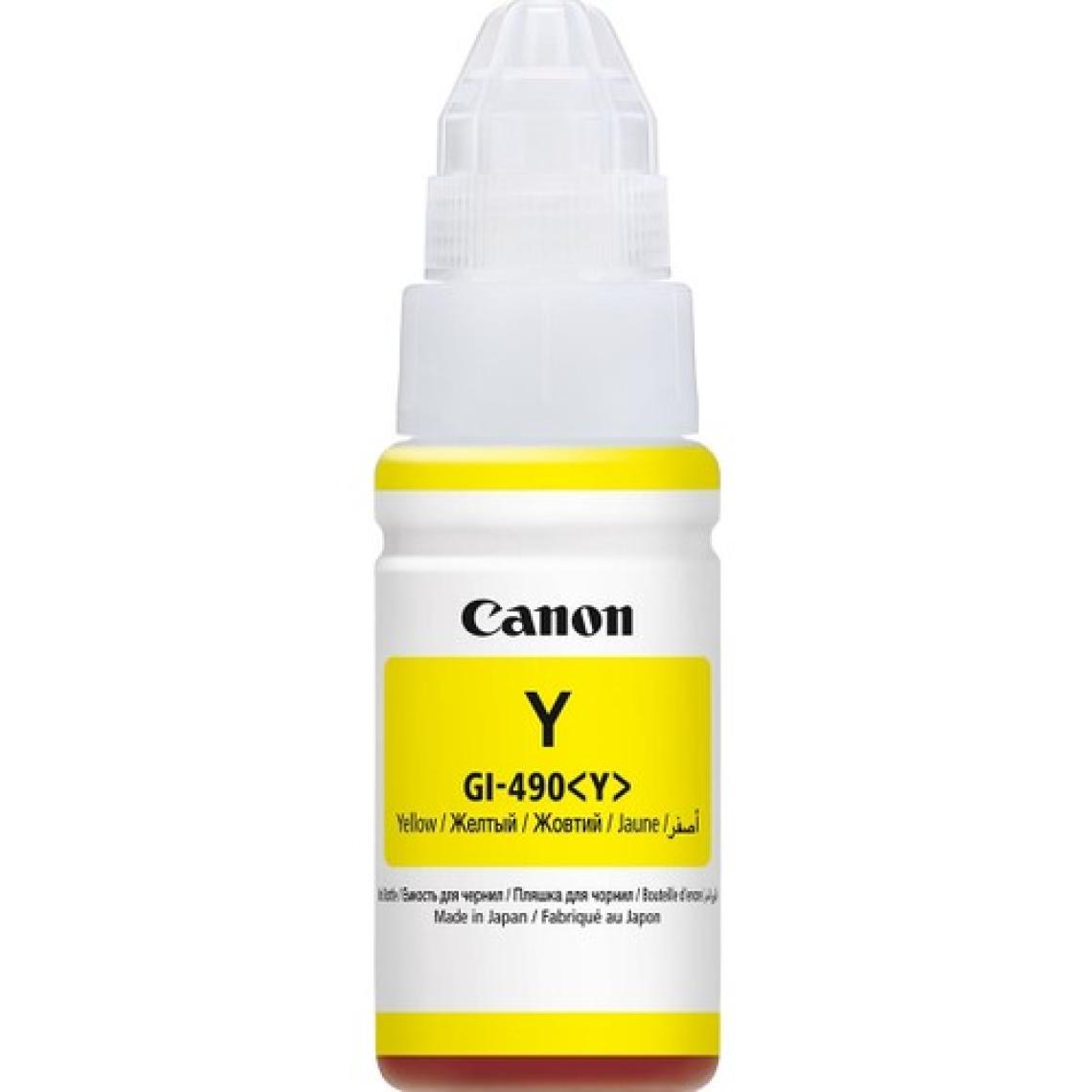 Canon GI-490 Y Orijinal Sarı Mürekkep Kartuşu