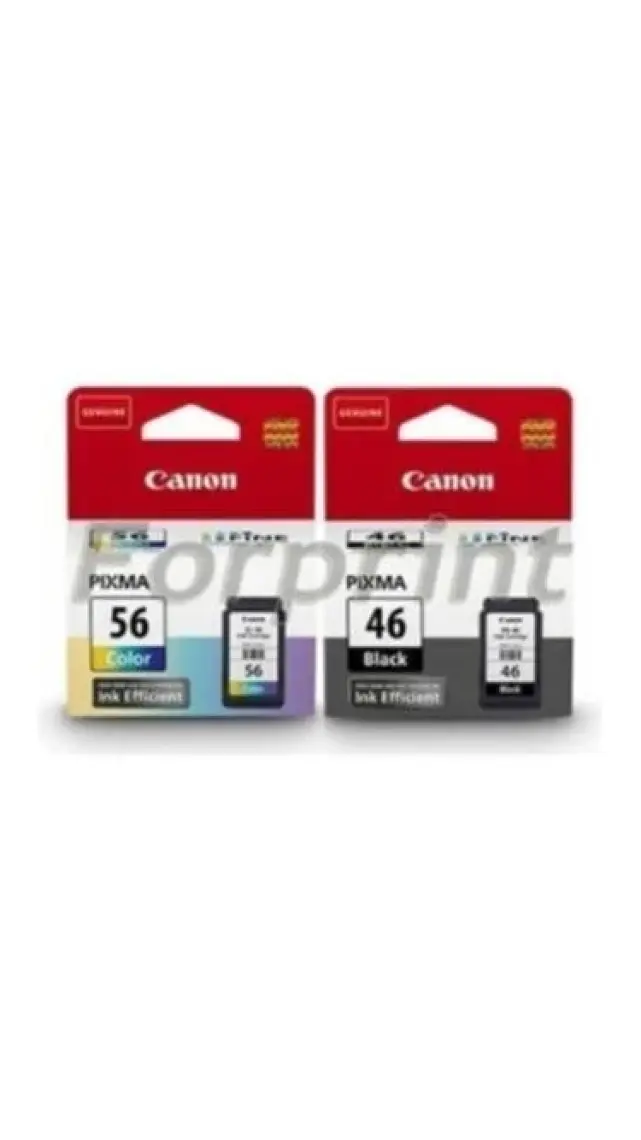 Canon Pg-46 Cl-56 Siyah/renkli Kartuş Set E404 E414 E464