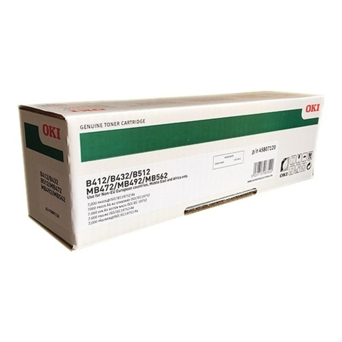 Oki 45807120  Toner B412 / B432 / B512 / Mb472 / Mb492