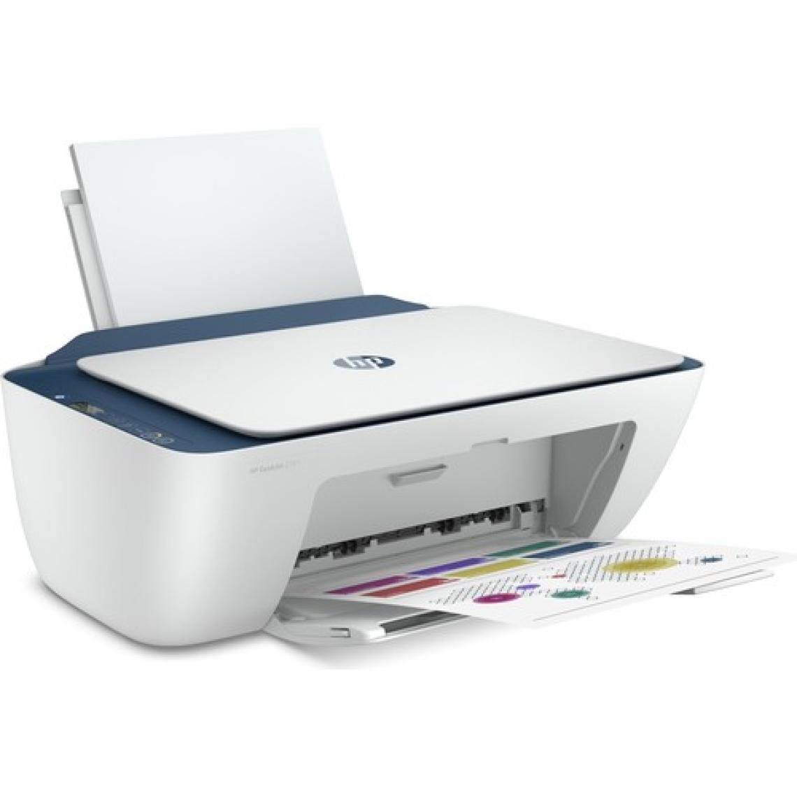 HP DeskJet 2721 All-in-One Yazıcı, wifi, Baskı, Fotokopi, Tarama, 7FR54B