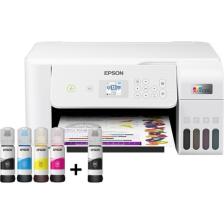 Epson L3266 Wi-Fi + Tarayıcı + Fotokopi Renkli Çok Fonksiyonlu Tanklı Mürekkep Püskürtmeli Yazıcı