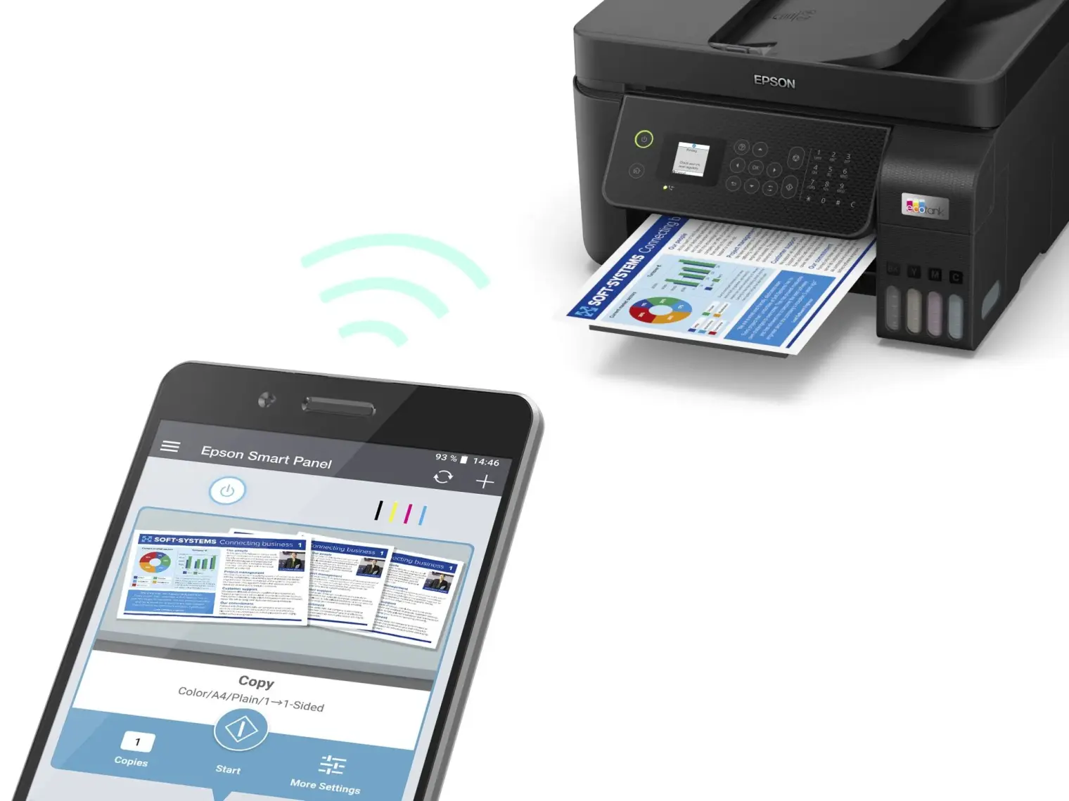 Epson L5290 Wi-Fi Renk Tanklı Yazıcı