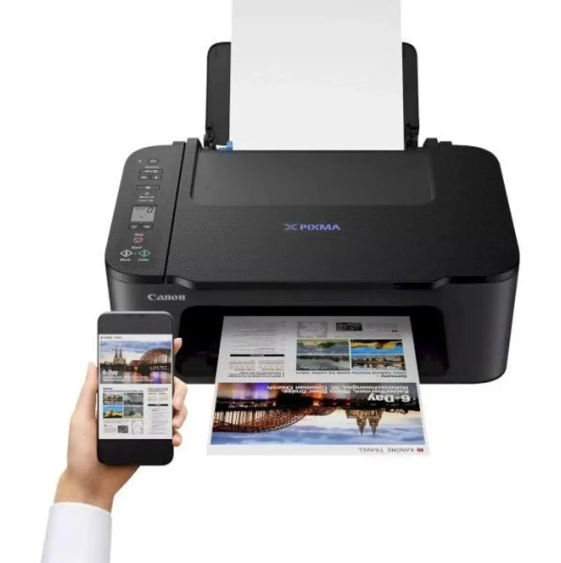 Canon Pixma E3640 Wi-Fi  Tarayıcı - Fotokopi Çok Fonksiyonlu Mürekkep Püskürtmeli Yazıcı