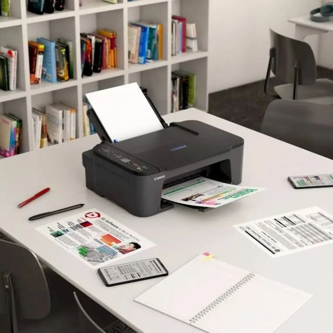 Canon Pixma E3640 Wi-Fi  Tarayıcı - Fotokopi Çok Fonksiyonlu Mürekkep Püskürtmeli Yazıcı