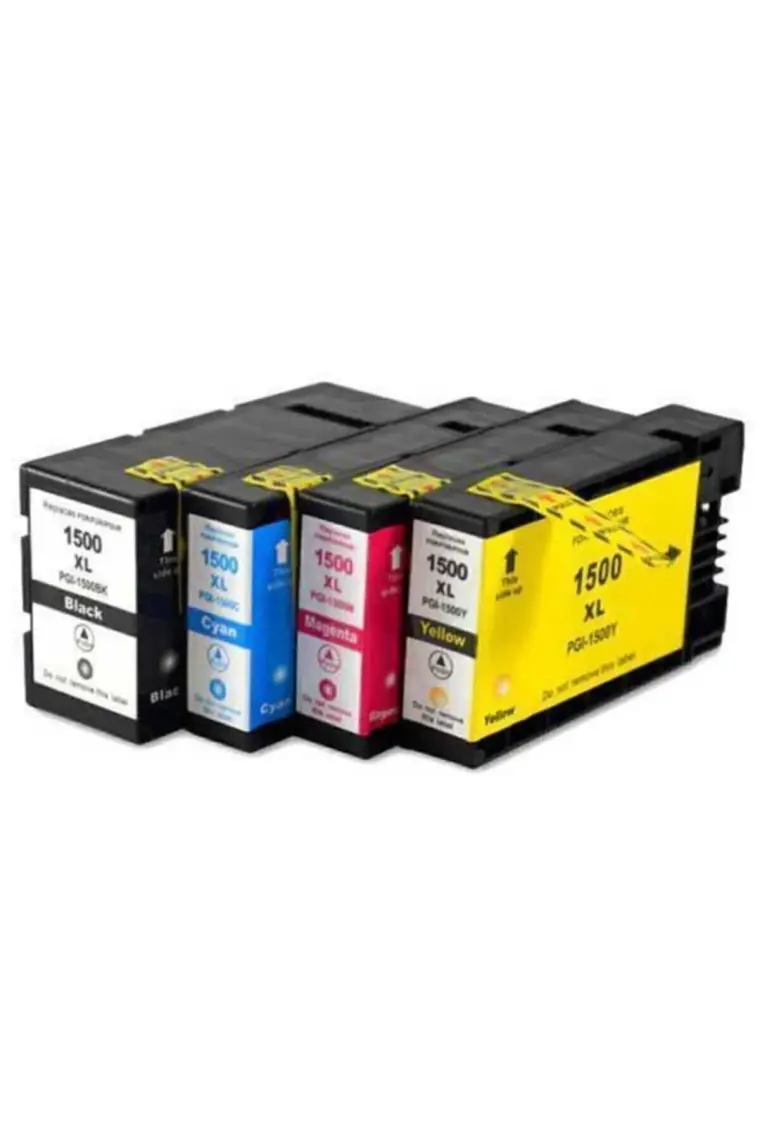 Bk Canon PGI-1500XL/MAXIFY MB2050/MB2150/MB2155/MB2350/MB2750/MB2755 4 Renk Set Kartuş