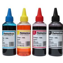 Mettzchrom Orjinal Mürekkep Canon G1411 G2411 G3411 G3411 G4411 G1410 G2410 G3410 G4410 4 Renk Mürekkep 4X100ML