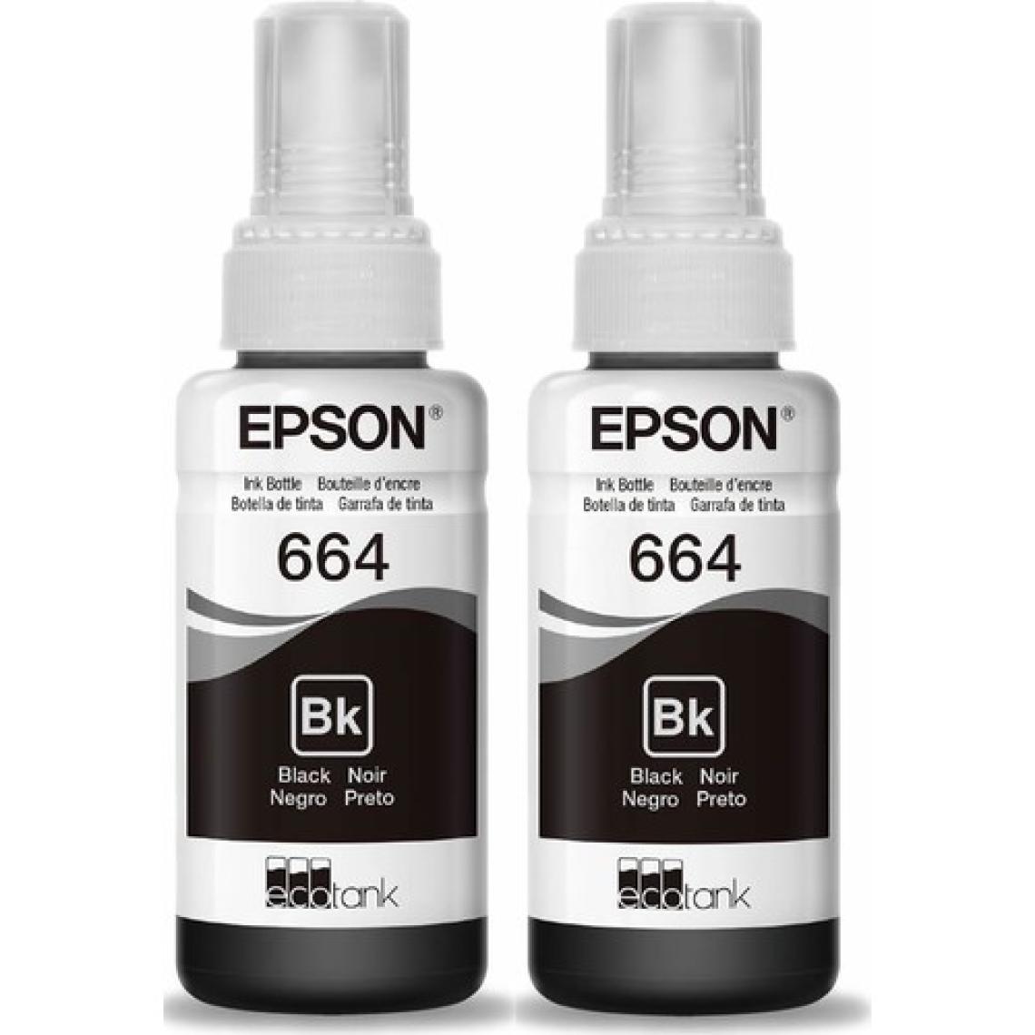 Baskistan Epson 664 Siyah Mürekkep 2 Adet
