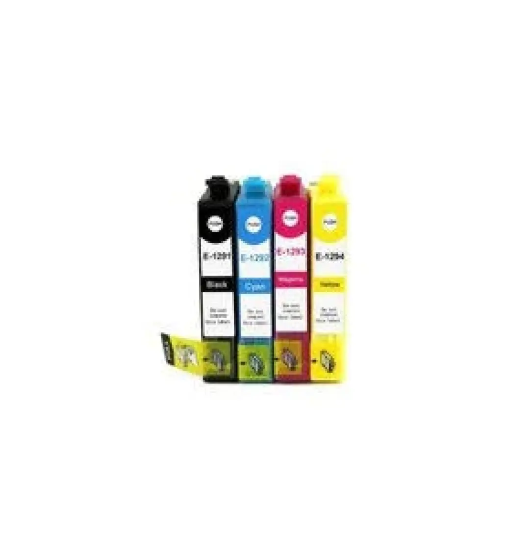For Lexmark T1291 T1292 T1293 T1294 Muadil Kartuş Seti 4 Renk Cmyk Takım