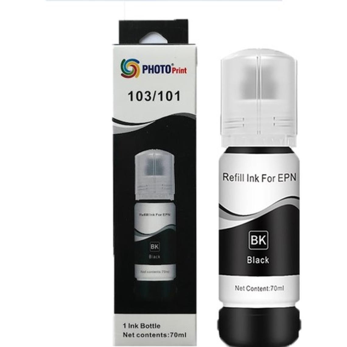 Photo Print Epson 103 Uyumlu Siyah Ithal Mürekkep -L1210-L1250-L3210-L3211-L3250-L3251-L3256-L3260-L5290-L5296
