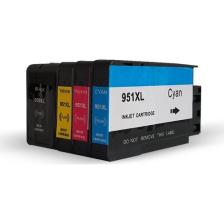 Photoink 1 Takım- 4 Adet Bk 950/951Xl Uyumlu Kartuşlar - Pro 8600 Plus/ Pro 251/ Pro 276/ Pro 8100/ 8610/ 8620