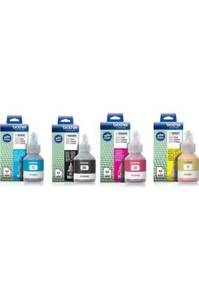 Photoink 4 Adet (1 Takım) Orijinal Brother Mürekkep BT5000 T220/T420W/T520W/T720W/T820W/T920W