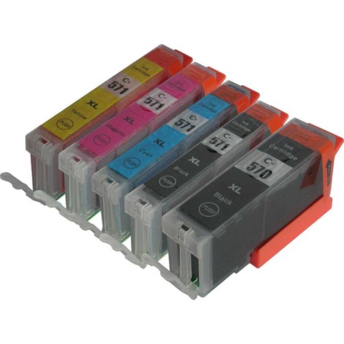Ppt Premium® Canon 570XL Uyumlu 5 Renk Muadil Kartuş Seti