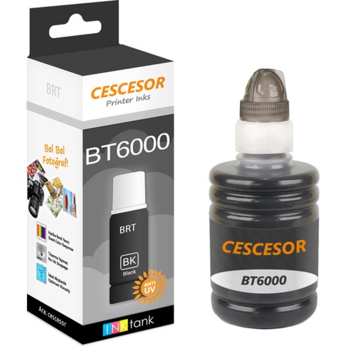 Cescesor Brother BT6000 Siyah Muadil Mürekkep - 140 ml - Cescesor