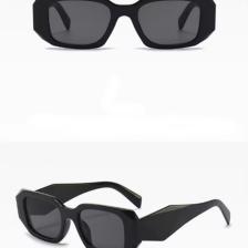 Unisex Güneş Gözlüğü Siyah Parlak 1038