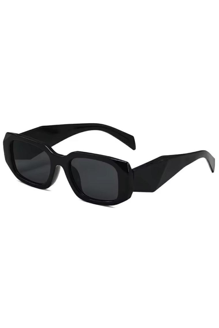 Unisex Güneş Gözlüğü Siyah Parlak 1038