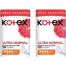 Kotex Ultra Hijyenik Ped Süper Ekonomik Normal 24 X 2