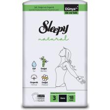 Sleepy Natural Soft Ekstra Yumuşak Gece 18 Ped